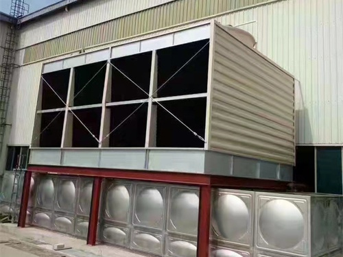 圓形逆流式冷卻塔的工作過程
